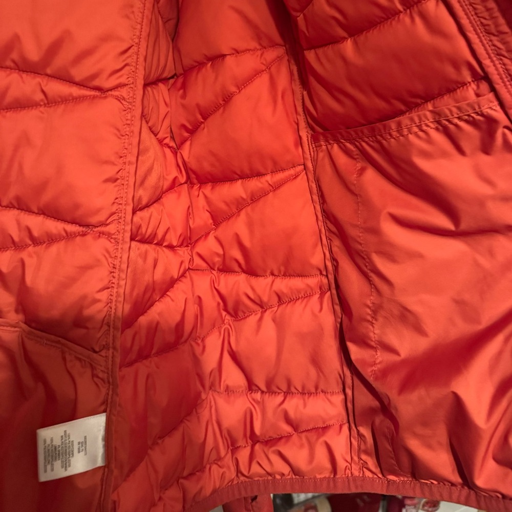 Everlast Women's Sz XL Orange Puffer Runners Jacket w/ thumb holes, reflective - Picture 9 of 12